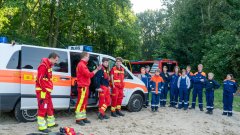 Jugendfeuerwehr Eckel zu Besuch bei der DLRG Seevetal