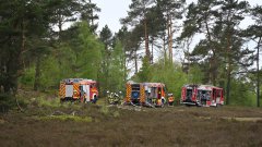 Großübung der Kreisfeuerwehrbereitschaft in Neu Wulmstorf