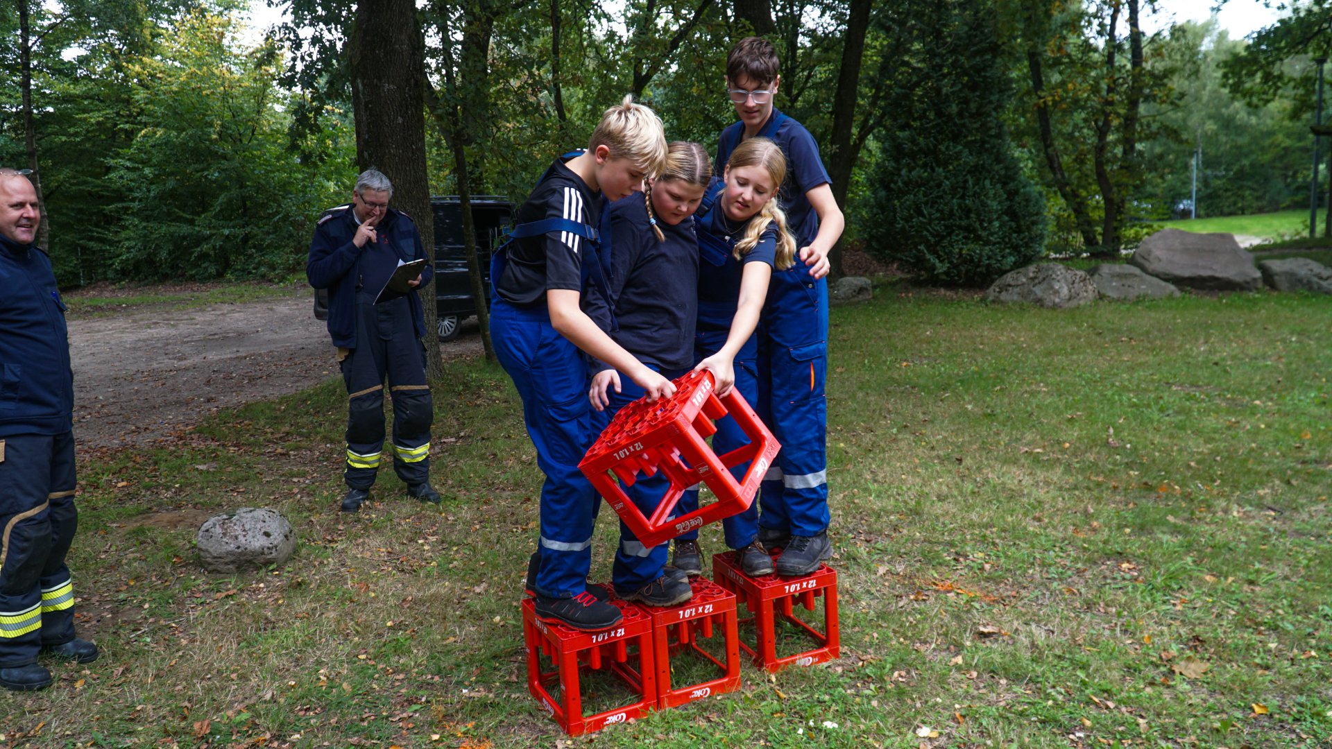 Gemeindejugendfeuerwehrtag führte durch Ehestorf, Alvesen und Vahrendorf