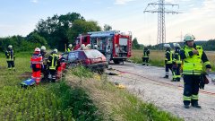 Schwerer Verkehrsunfall in Eckel: Rettungskräfte üben den Ernstfall