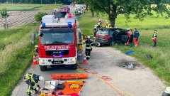 Schwerer Verkehrsunfall in Eckel: Rettungskräfte üben den Ernstfall