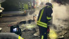 Unklares Feuer am Kalksandsteinwerk