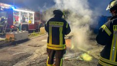 Unklares Feuer am Kalksandsteinwerk