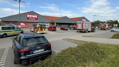 Ausgelöste Brandmeldeanlage in Supermarkt