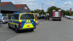 Ausgelöste Brandmeldeanlage in Supermarkt