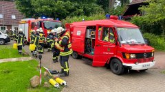 Gefahrguteinsatz in Eckel: 1.200 Liter Heizöl in Heizraum ausgetreten