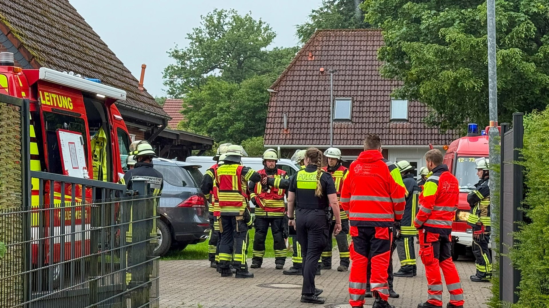Gefahrguteinsatz in Eckel: 1.200 Liter Heizöl in Heizraum ausgetreten