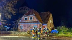 Brand im Keller eines Kirchengebäudes in Nenndorf