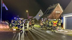 Schornsteinbrand sorgte für nächtlichen Einsatz in Eckel