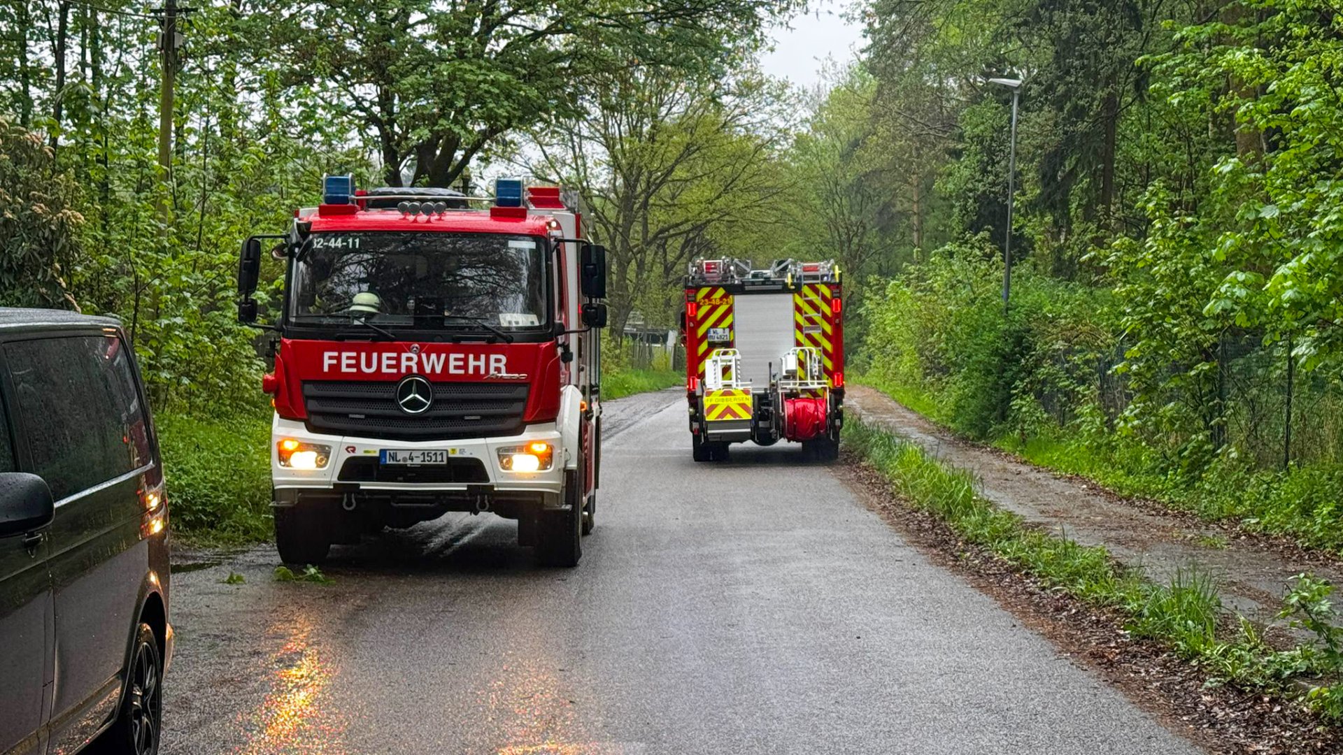Unterstützung der Feuerwehr Dibbersen