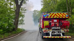 Brand in Müllumschlaganlage in Nenndorf sorgt für größeren Feuerwehreinsatz