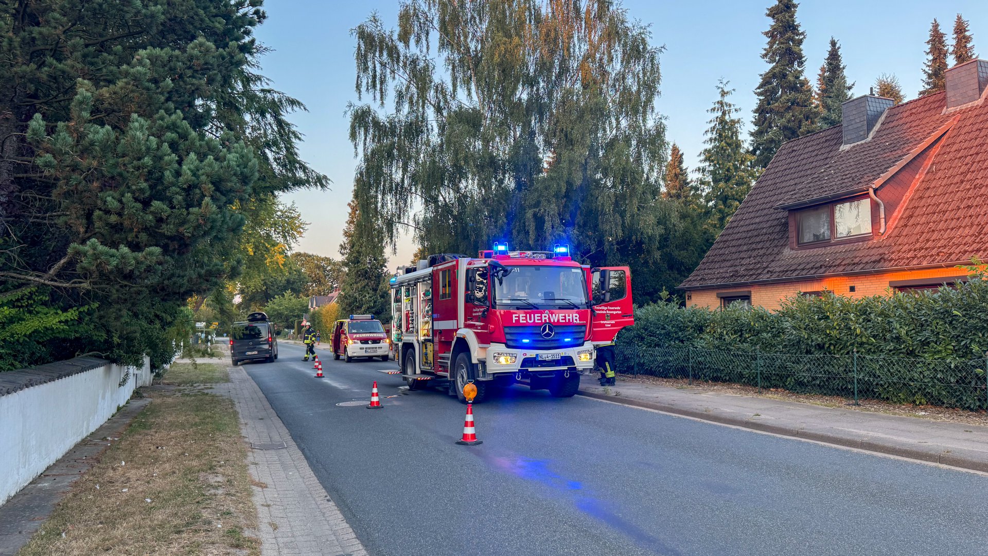 Ausgelöster Rauchwarnmelder in Eckel