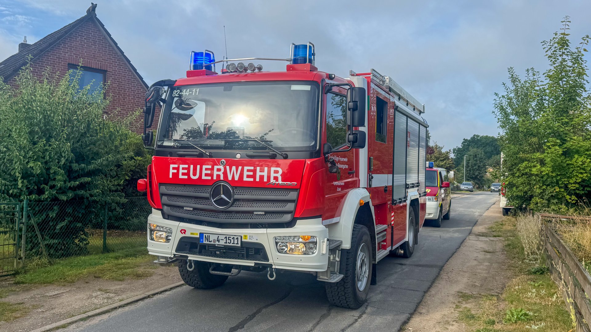 Ausgelöster Rauchwarnmelder in Eckel