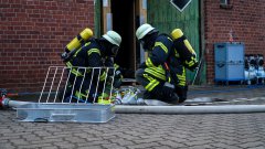 Einsatzübung fordert Feuerwehren und Rettungsdienst in Iddensen