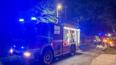Brand an Gartenlaube nach Verpuffung einer Gasflasche