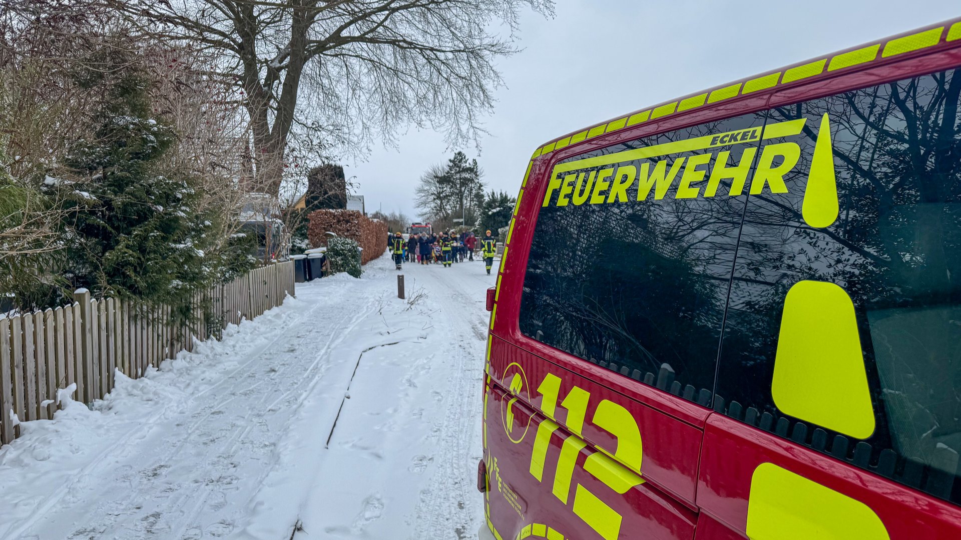 Absicherung Rosenmontagumzug vom Kindergarten Eckel